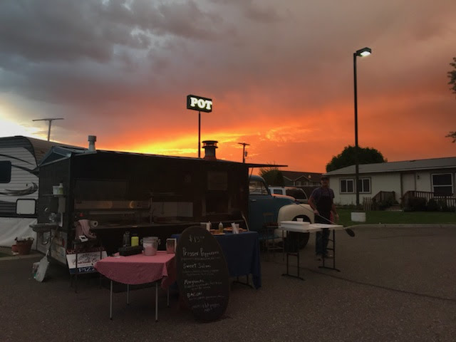 Cascade Crust WoodFired Pizza on Fridays 5-7:30PM at Prosser Wine Country RV Park